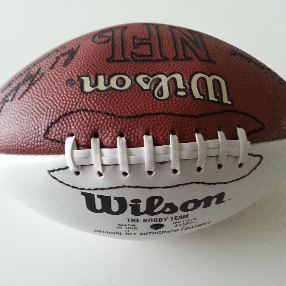 Vintage - Wilson NFL 2 Panel Official NFL Autograph Signature Football
